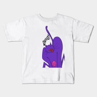 ULTRAVIOLET VERY CRAZY CAT Kids T-Shirt